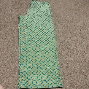 Vibrant Patterned Wide Leg Pants